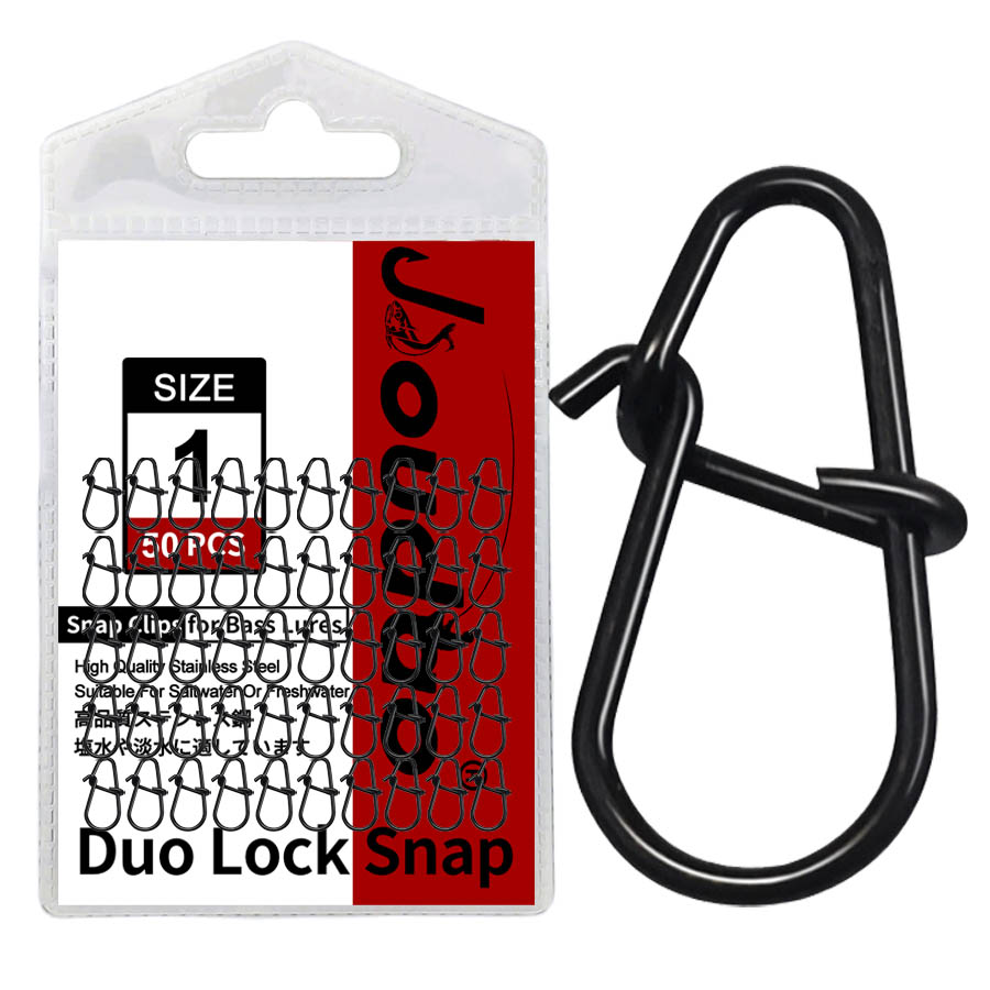 Fishing Line Cutter - 50Pcs Crankbait Snaps Stainless Steel Duo