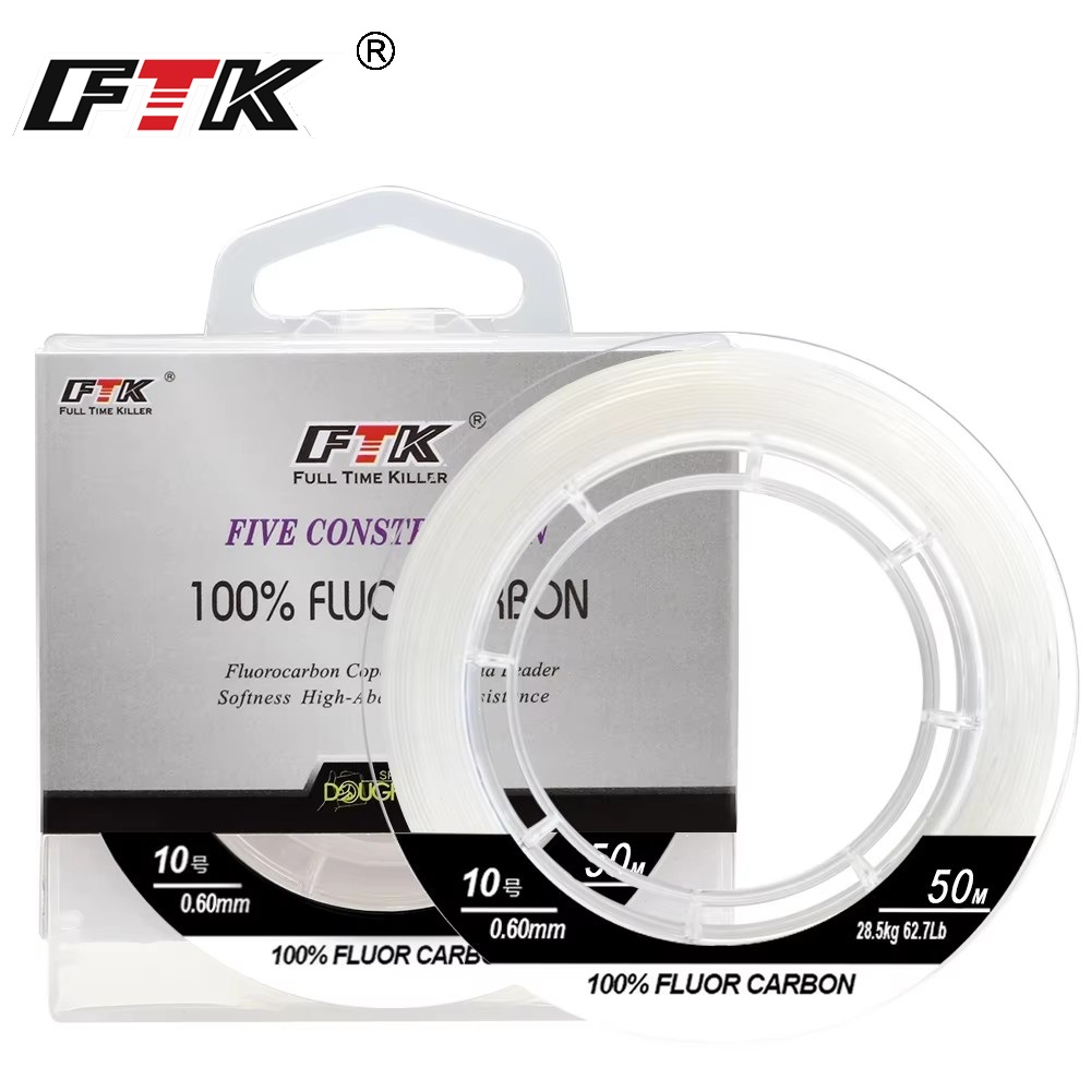 100% Carbon Fiber Fishing Line - огляд і ціна Fluorocarbon Line