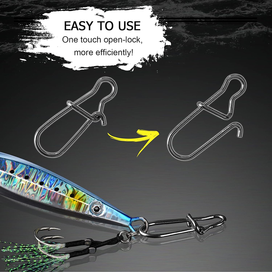 50Pcs Crankbait Snaps Stainles - огляд і ціна Fishing Line Cutter