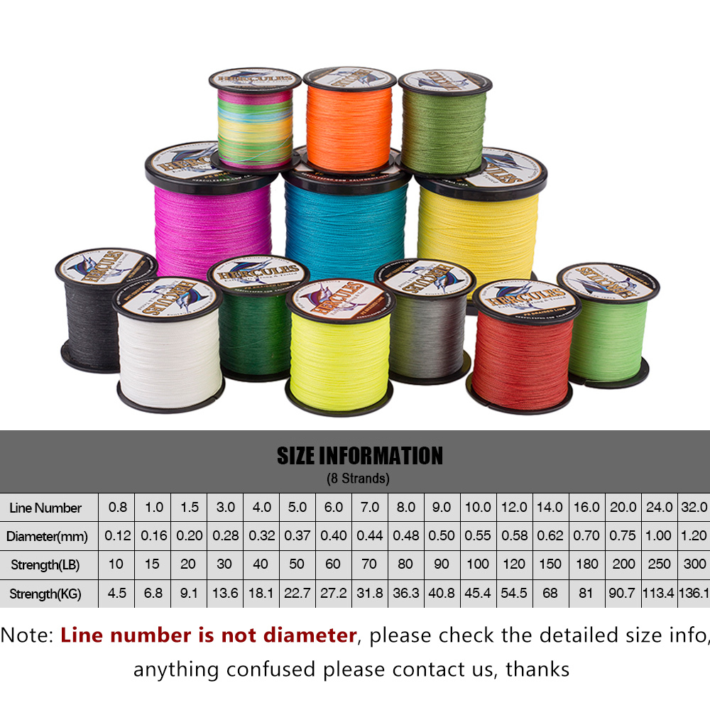 Hercules 8 Strand Braided 10-1 - огляд і ціна Ice Fishing Line