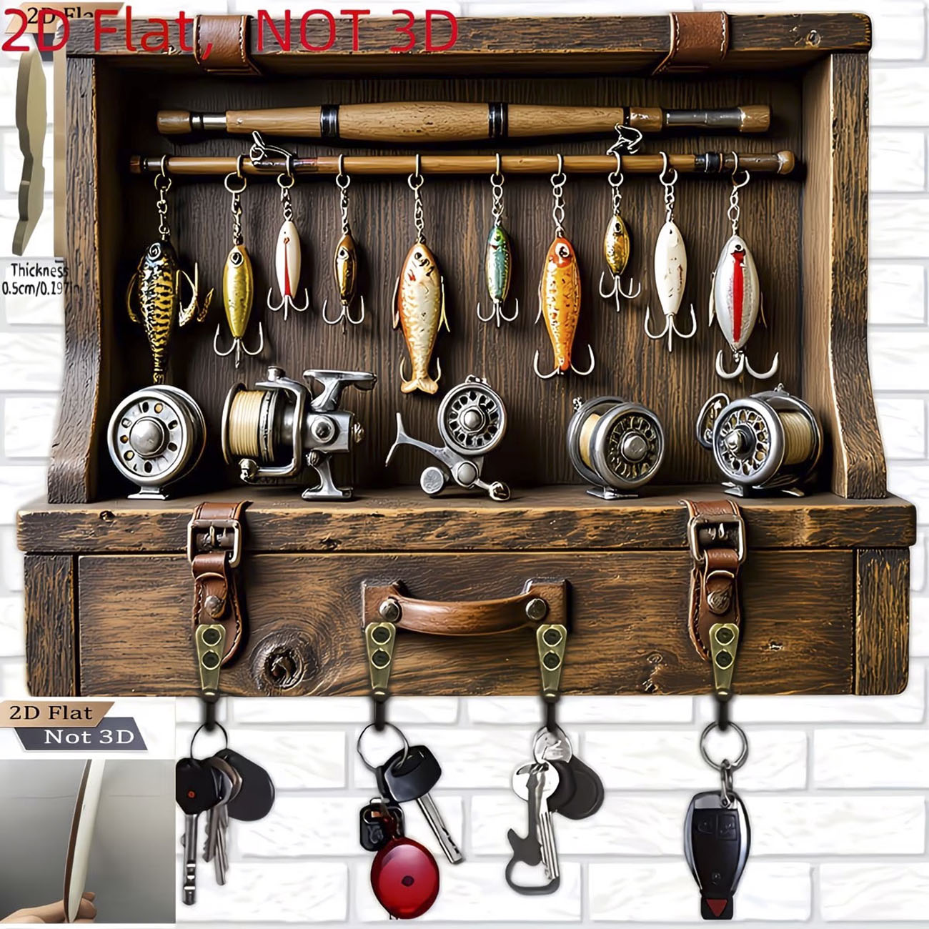 Vintage Fishing Lure Key Hange - огляд і ціна Fishing Line Spooler