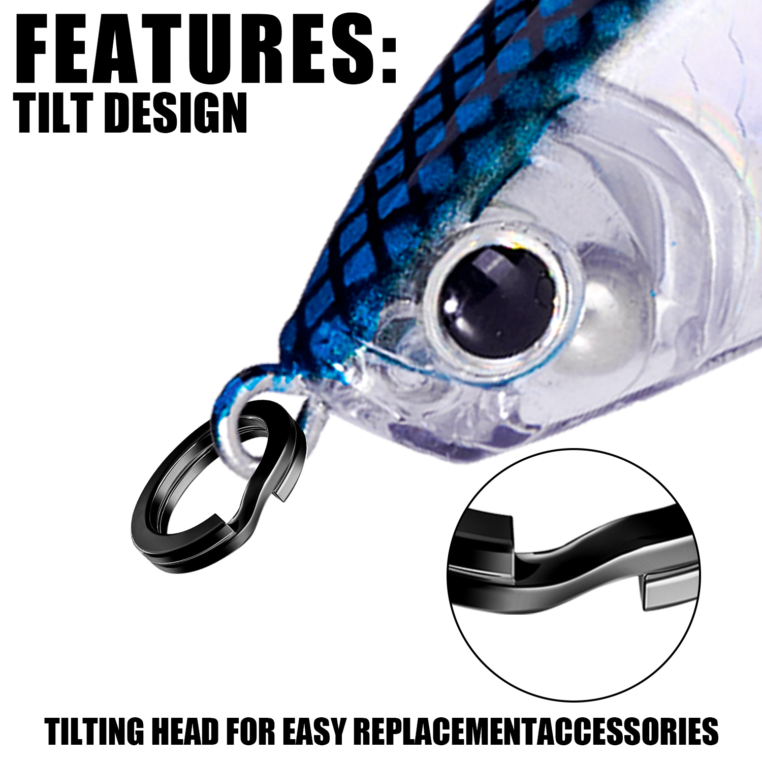 100pcs Fishing Split Rings Sta - огляд і ціна Fishing Line Cutter